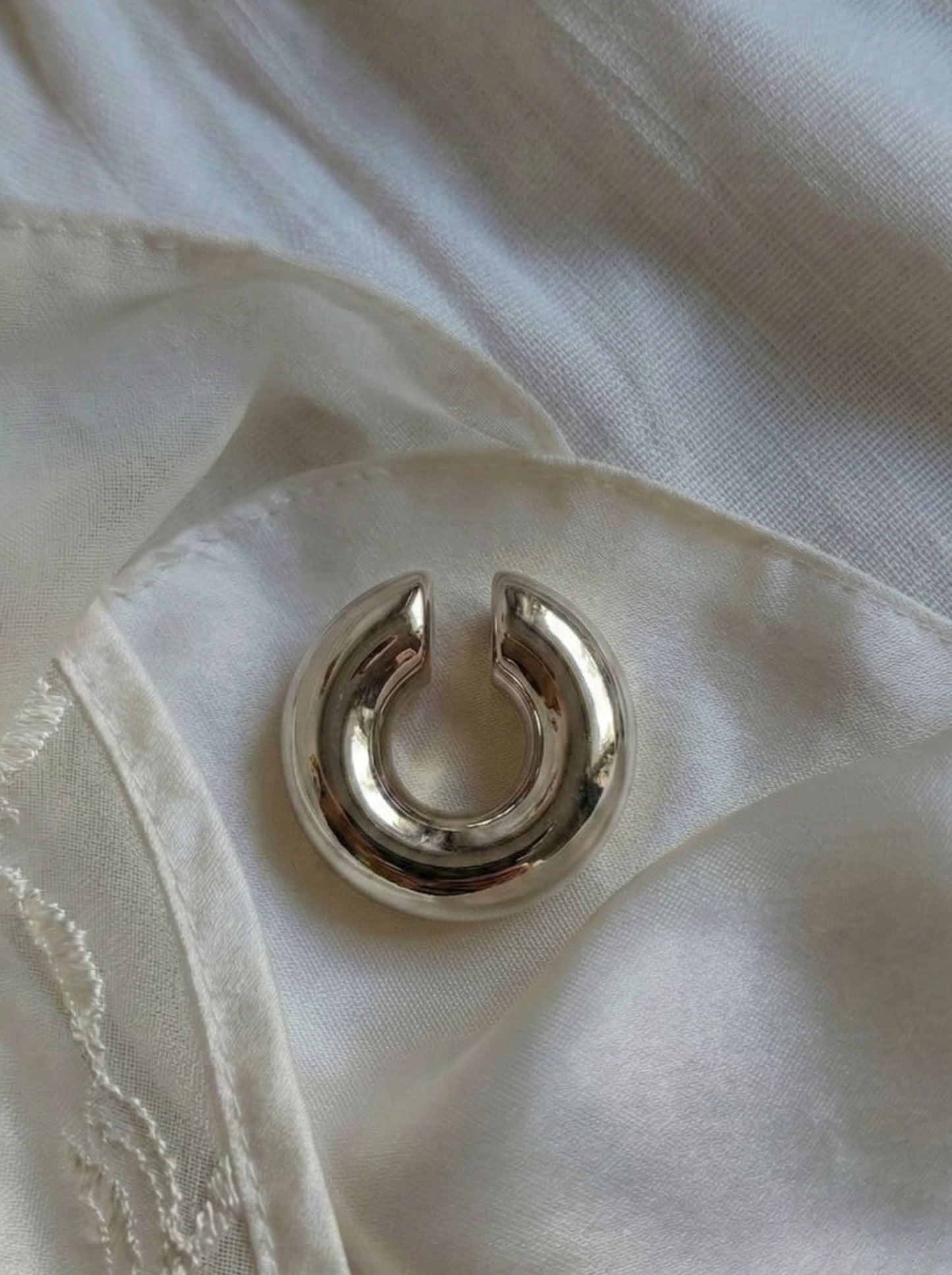 Piercing Media Luna Plata