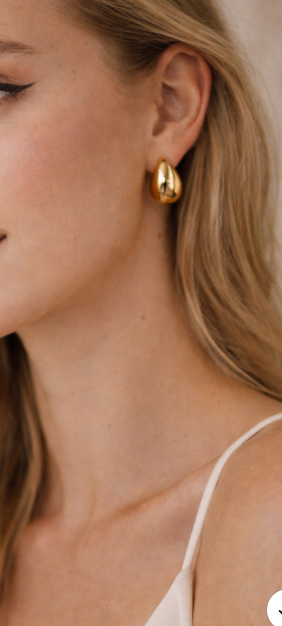 Aretes Gota Oro