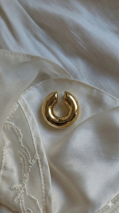 Piercing Media Luna Oro