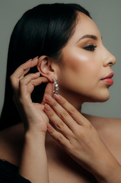 Aretes diamantados