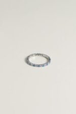 Anillo Piedra Plata Celeste