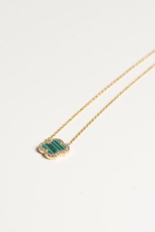 Collar Trébol Verde