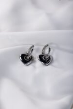 Aretes Corazón Libre en Acero
