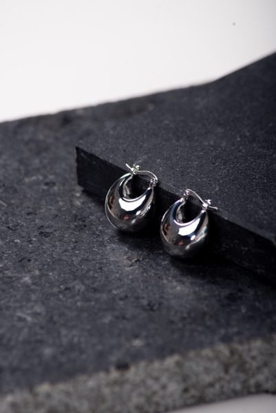 Koral (127 de 149) Aretes Media Luna color Plata - Image 3