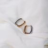 Argollas Bicolor en forma de U