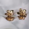 Aretes Flor Silvestre color Oro