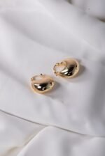 Aretes Media Luna color Oro