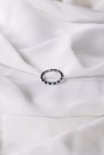 Anillo Piedra Plata Zafiro