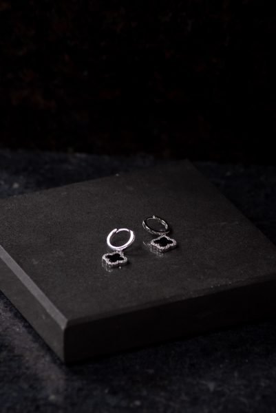 KoralJoyeria (332 de 368) Aretes Trébol Negro - Image 3