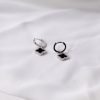 Aretes Trébol Negro